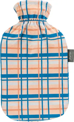 Produktbild von FASHY Wärmflasche Flauschbezug Karodesign 2l apricot