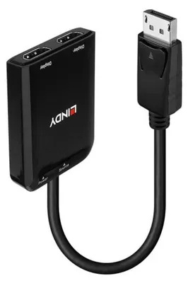 Produktbild von LINDY DisplayPort auf 2 Port HDMI MST Hub