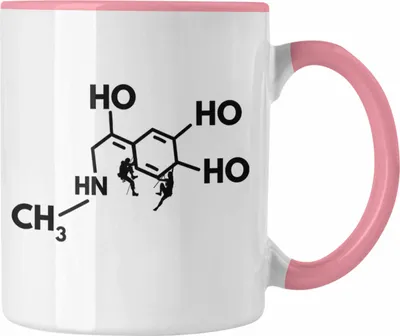Produktbild von Trendation - Klettern Bergsteigen Geschenk Tasse Boulder Geschenkidee Berge Dopmain Grafik (Rosa)