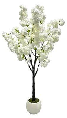 Obrázek produktu pro Umělá třešeň, realistický design, bezúdržbová, výška 150 cm