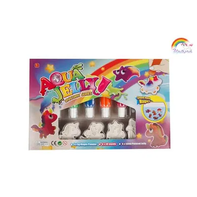 Obrázek produktu pro Kids Globe Einhorn 3D Aqua Gel Figuren DIY Set Kreativ Set ab 5 Jahre