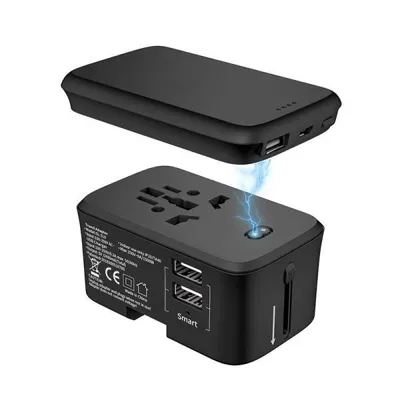 Image de GT K242A3 Adaptateur de voyage avec Powerbank 4000 mAh