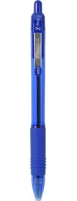 Produktbild von Kugelschreiber, 0,27 mm, Druckmechanismus, ZEBRA "Z-Grip", blau