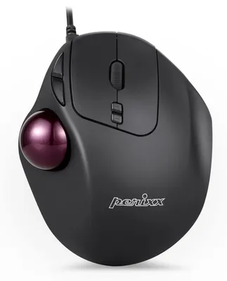 Zdjęcie produktu dla PERIMICE-517 Ergonomiczna mysz z trackballem, 400/1000 DPI, przewodowa