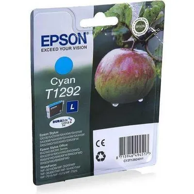 Produktbild von Original Epson T1292 / C13T12924012 Tintenpatrone cyan