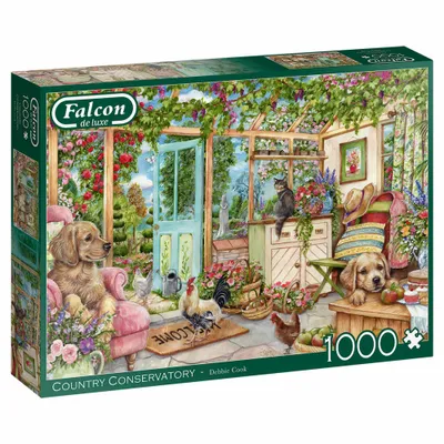 Obrázok produktu pre Falcon de luxe Country Conservatory 1000pcs, 1000 kusov, Zvieratá, 12 rok / roky