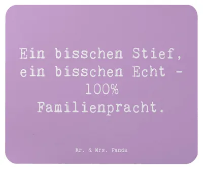 Produktbild von Mr. & Mrs. Panda Mauspad Spruch Liebe Stiefenkel - Lavendeltraum - Geschenk, Geburtstage, laptop, Dankeschön, Mouse Pad, Familienzusammenhalt, Großeltern, mausteppich