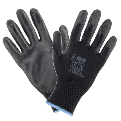 Produktbild von 12 Paar Arbeitshandschuhe 1009 Sicherheitshaschuhe Handschuhe Poliuretan Gr. 8