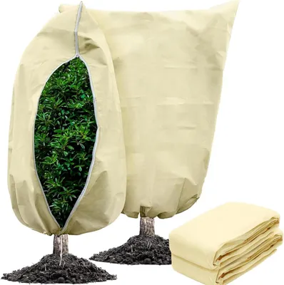 Productafbeelding van 3 Stuks Winterbescherming voor Planten met Ritssluiting