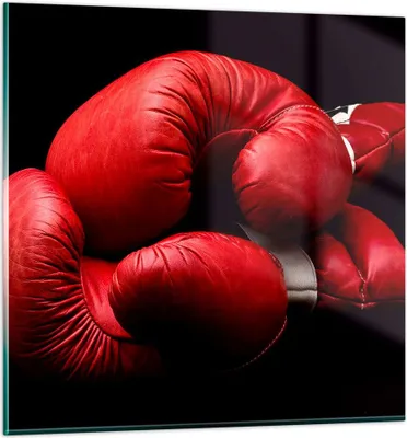Produktbild von Bilder auf glas - Sport Handschuhe Leder Wettkampf - 30x30cm - Glasbilder - Wandbilder - Kunstdruck - zum Aufhängen bereit - Wanddekoration aus Glas - Glas Bilder - Wandbild auf Glas - GAC30x30-2211
