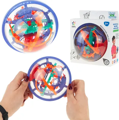 Produktbild von Grosse Kugel Labyrinth 3D Verflochtene Puzzle Arcade-Spiel 14Cm