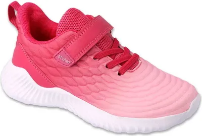 A single pink sneaker shown from a side-diagonal angle.