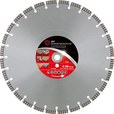 Produktbild von Diamanttrennscheibe Granit/Beton TLG Premium Ø 400 mm 20,0 mm
