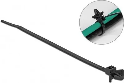 Image de DELOCK Kabelbinder mit Spreizanker L 140 x B 4 mm schwarz