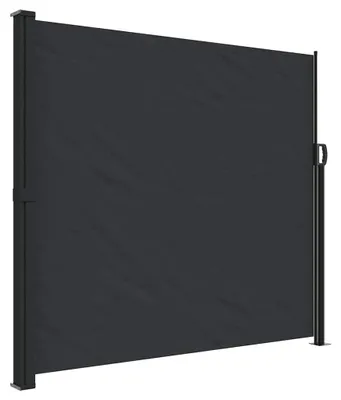 Produktbild von vidaXL Seitenmarkise Ausziehbar Schwarz 180x300 cm