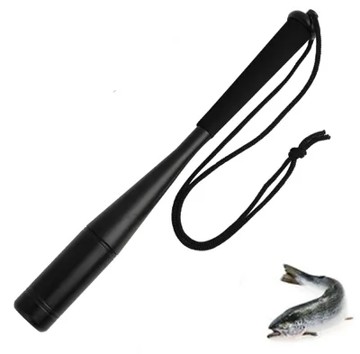 Produktbild von Angelschläger-Werkzeug – Angelschläger Aluminium – Fischbetäuber – Angelhammer – Fischschläger – Rutschfester Griff – – Für Angler & Outdoor – Schwarz