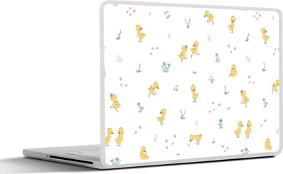 Produktbild von MuchoWow® Laptop Aufkleber Sticker Cover Ente - Baby - Tiere 40x30 cm - Laptop Dekoration - Selbstklebend