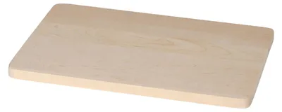 Image de BURI Planche à découper en bois de bouleau non traité 23x15cm Planche à déjeuner en bois