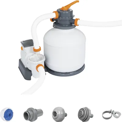 Produktbild von Bestway® Flowclear™ Sandfilteranlage mit Zeitschaltuhr 5.678 l/h, 230 W