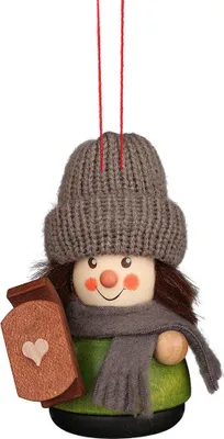 Produktbild von Christbaumschmuck Wackelmännchen Rodler (8,5cm) von Christian Ulbricht