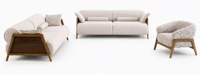 Zdjęcie produktu dla Sofa, fotel, kolor beżowy, salon, styl nowoczesny, komfortowy, wygodny