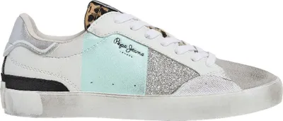 Image de Pepe Jeans Lane Shine Chaussures de sport Blanc UE 40 Femme Blanc UE 40