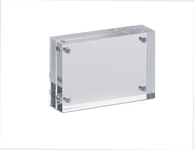 Zdjęcie produktu dla Ramka na zdjęcia MAULstyle akrylowe zamknięcie magnetyczne 15 x 11,5 x 2,4 cm krystalicznie przezroczysta