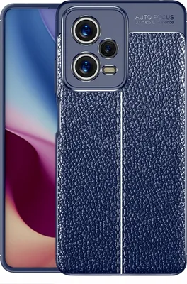 Produktbild von Mobigear Luxury  POCO X5 Pro Hülle Flexibles TPU Backcover - Blau