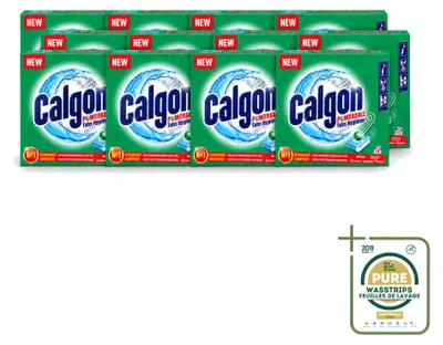 Obrázok produktu pre 12 tabliet na čistenie práčok Calgon – ochrana proti usadzovaniu vodného kameňa – balenie