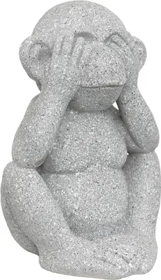 Produktbild von Outdoor deko-affe sohel h.42cm harz grau  - Atmosphera créateur d'intérieur