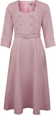 Produktbild von Banned Retro Mittellanges Kleid Damen Isobel Dress rosa S
