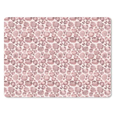 Produktbild von MuchoWow® Mauspad Mousepad Pantherdruck - Rosa - Schick 23x19 cm - Mousepads - Maus Mat - Pad - Mausunterlage - Schreibtischunterlage - Mauspad