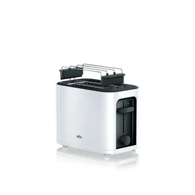 Produktbild von Toaster Braun HT3000WH Schwarz Weiß 1000 W