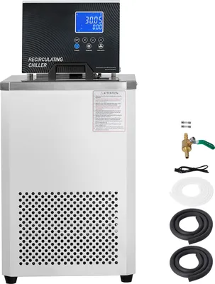Produktbild von SucceBuy Labor-Kühl-/Umwälzthermostat, 6 l, 23 °F – 212 °F, Doppelzirkulation, LCD-Anzeige, 304 Edelstahl für präzise Temperaturregelung