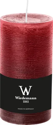 Produktbild von Wiedemann Marble Rustik Kerzen, Stumpenkerzen, Bordeaux 130 x Ø 68 mm