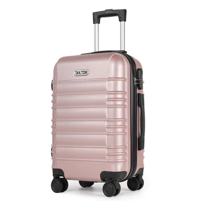 Produktbild von Hartschalen-Trolley Reisekoffer Trolley Großer Koffer Handgepäck Hartschale aus ABS Trolley Handgepäck Kapazität mit 4 Rollen und Zahlenschloss