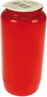 Produktbild von Grablicht Öllicht Nr 7 rot 14 x 6cm 330gr