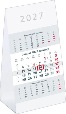 Produktbild von 3-Monats-Aufstellkalender 2027
