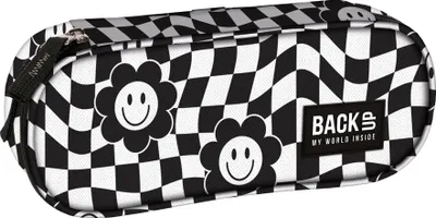 Zdjęcie produktu dla BackUp, Piórnik szkolny Happy Face, 1 sztuka