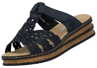 Image de Rieker Damen Pantolette Dunkelblau