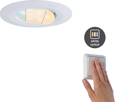 Zdjęcie produktu dla Lampa wpuszczana LED HomeSpa Calla CCT z możliwością ściemniania ciepła biała IP65