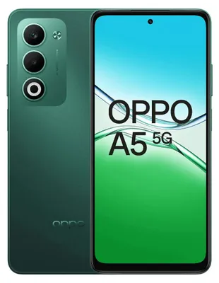 Produktbild von OPPO A5 5G , 16,9 cm (6.67"), 4 GB, 128 GB, 50 MP, Android 15, Grün