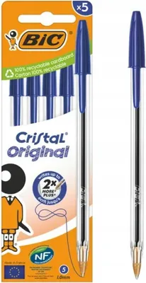 Produktbild von BIC Cristal Original Blau Kugelschreiber 5 Stk.