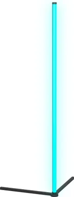 Produktbild von EGLO LED Eck Stehlampe RGBIC, Standleuchte mit Lichteffekten, Gaming Zimmer und Party Deko, Wohnzimmer Stehleuchte mit Fernbedienung, warmweiß und RGB