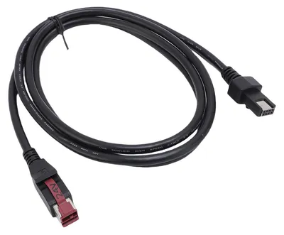 Image de Câble pour lecteur de codes-barres, câble de connexion pour terminal de point de câble USB pour imprimante, en PVC, Plug and Play
