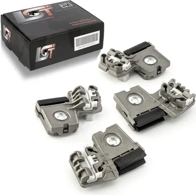 Produktbild von Fensterheber Reparaturclip Metall Gleistück Mitnehmer Vl + Vr Für Peugeot 607