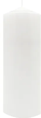Produktbild von Stumpenkerze 50 x 120 mm weiß, 1 Stück, deutsche Produktion