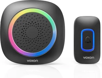 Immagine prodotto di Campanello wireless impermeabile con portata di 400 m, 60 melodie e 5 livelli di volume