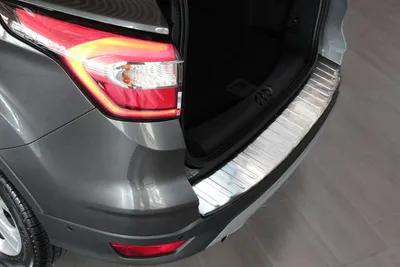 Zdjęcie produktu dla Matowa osłona zderzaka ze stali nierdzewnej dla FORD KUGA II, model DM2 | od 2012- | Szczotkowana