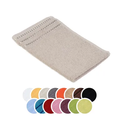 Produktbild von liebling Gästetuch, 100% Baumwolle, Serie Potsdam, 30 x 50 cm, 60 Grad waschbar, trocknergeeignet, Farbe: taupe